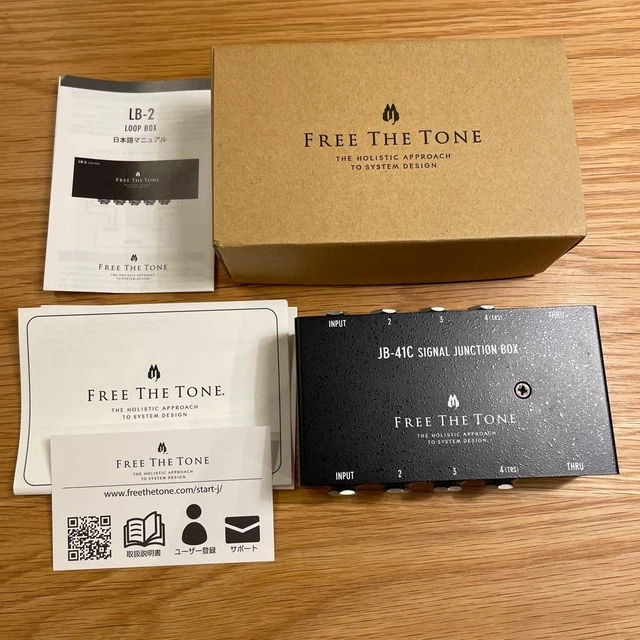 FREE THE TONE JB-21B Signal Junction Box for Pedalboard, Used