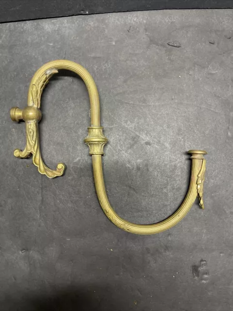 10” Inch Vintage Solid Brass Cast Arms