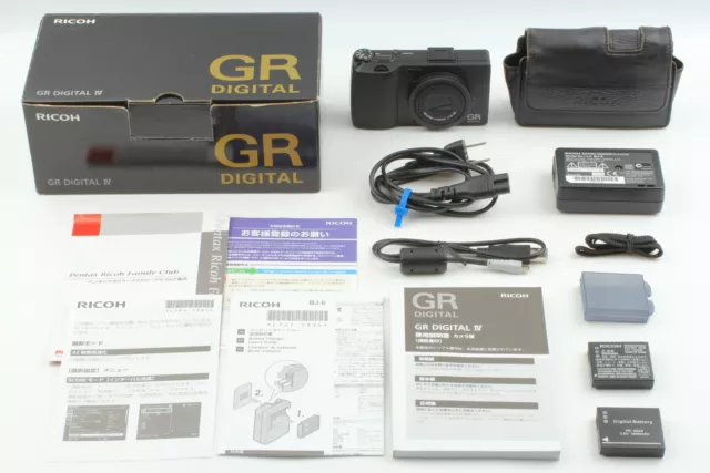 【MINT in BOX】Ricoh GR Digital IV 10.4MP Black Digital Camera From JAPAN
