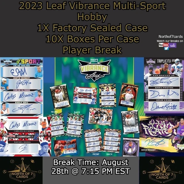 DICK VERMEIL 2023 Leaf Vibrance MultiSport Hobby 1 Case Player Break