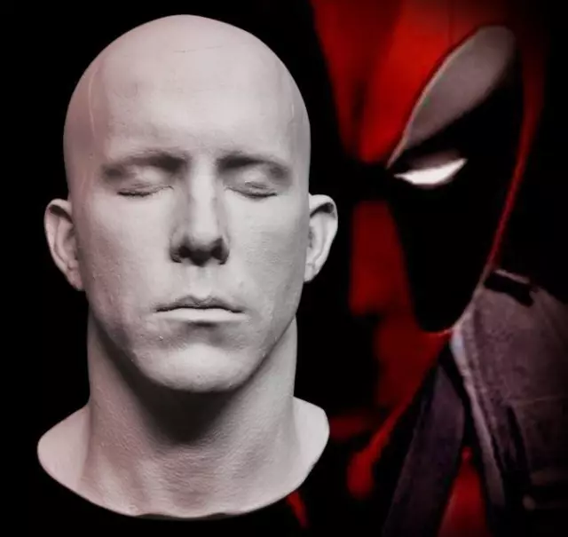 Ryan Reynolds 1:1 Life Mask Cast – Deadpool – The Hitman's Bodyguard - Free Guy