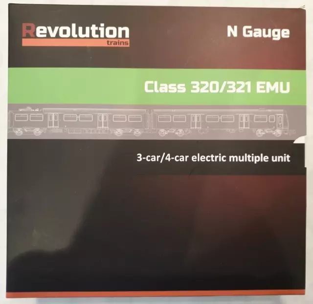 Revolution Trains N-Gauge N23020A Class 320 3 Car EMU Scotrail
