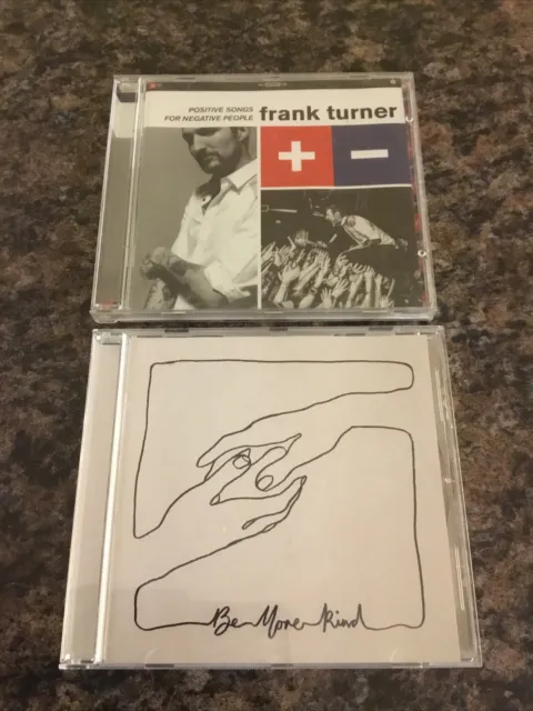 Frank Turner - Lot Of 2 Great Cds Be More Kind & Positive Songs Mint