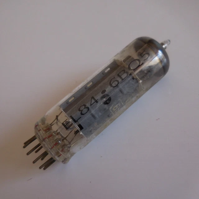 Lampada Tubo Poste Radio Vintage Base Noval EL84 6BQ5 Delvu N5194