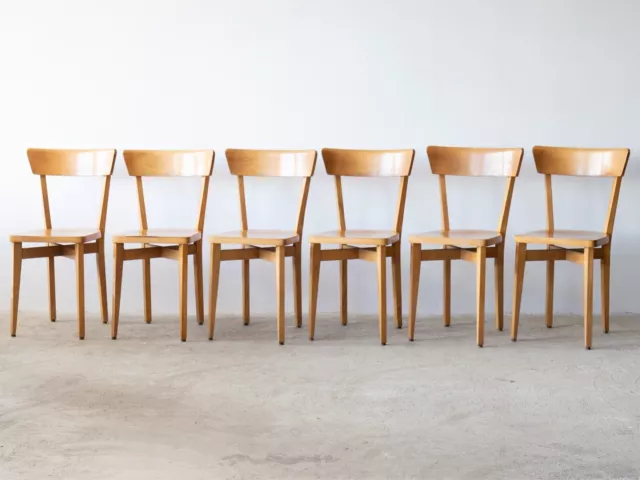 Mid Century French Bistro Chairs, 22 Available, Sold Individually