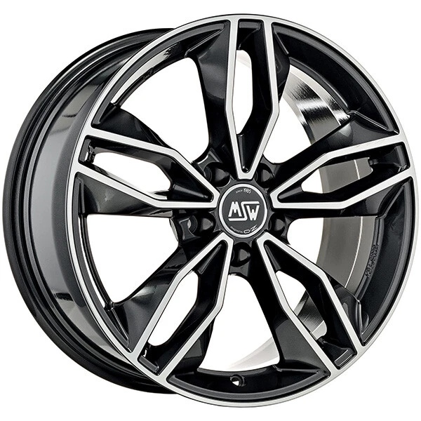 Jante MSW 83 Noir Brillant 8x19 Pour Saab 9-3 - Neuve D'origine