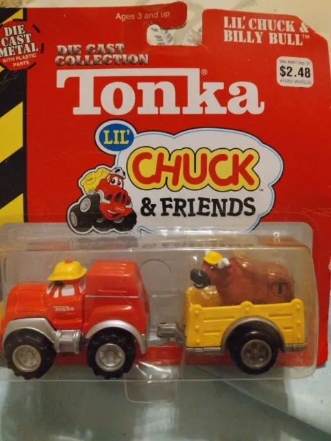 New In Package Tonka Lil' Chuck And Friends Race Car And Hauler