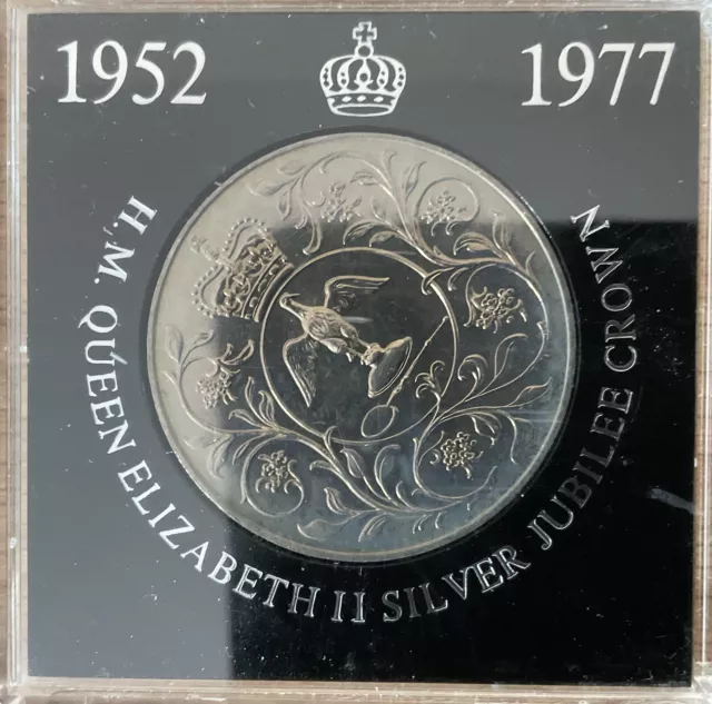 1977 Queen Elizabeth II Silver Jubilee Commemorative Crown Coin- Nat West Bank