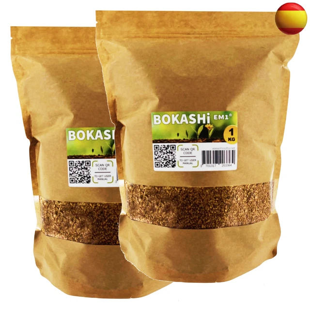 Bokashi 2kg, Acelerador / Activador Alta fermentación biológica EM-1® para compo