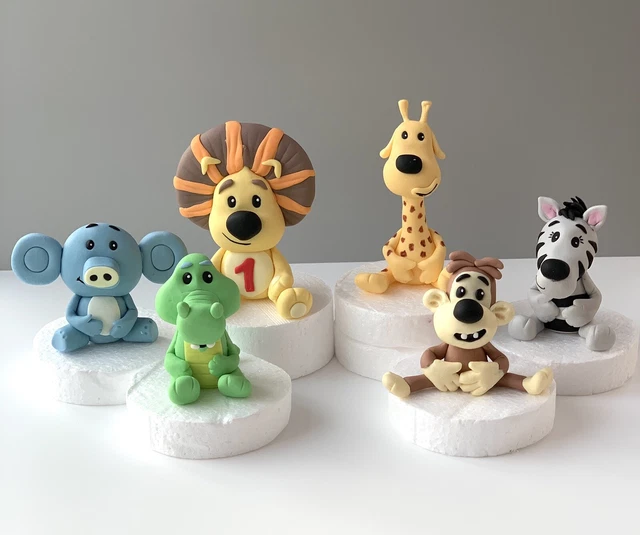 COMPATIBLE WITH RAA Raa The Noisy Lion Edible Birthday Cake Topper 6 ...