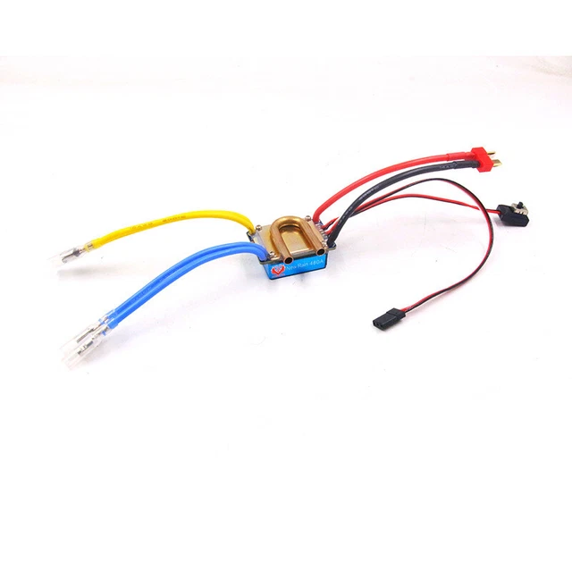 480A Dual Motor Waterproof Brushed ESC Speed Controller Kit for 1/10 RC Boat