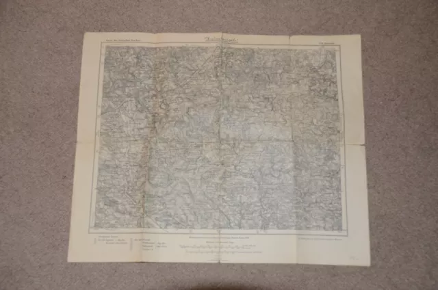 60856 Mapa de País Umgebungskarte El Alemán Rica Kemmath Königreich Baviera