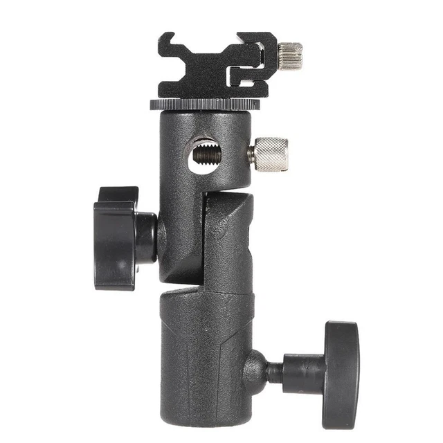 E Type Universal Metal Flash Hot Shoe Speedlite Umbrella Holder Light Stand #Q