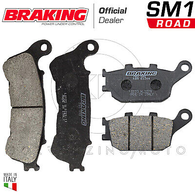 Braking Pastiglie HONDA Integra 700 2012 2013 2014 Kit Anteriori + Posteriori BRAKING 