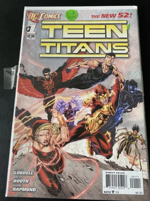 Teen Titans, The NEW 52! (4th Series) run: Issues #1-3 NM/M (2011-12)