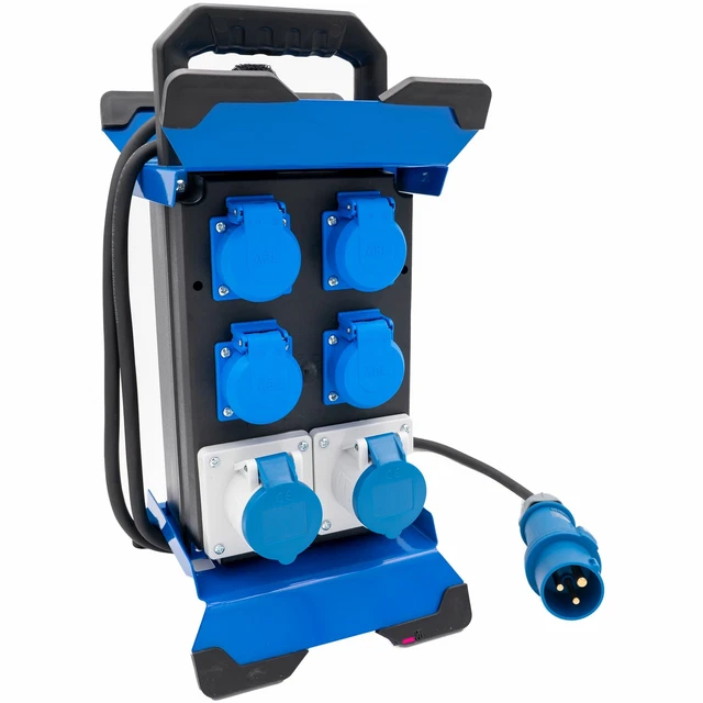 Strom-Station 2x Cee 4x Schuko H07RN-F 3G2,5 Câble Camping-Strom-Verteiler IP44