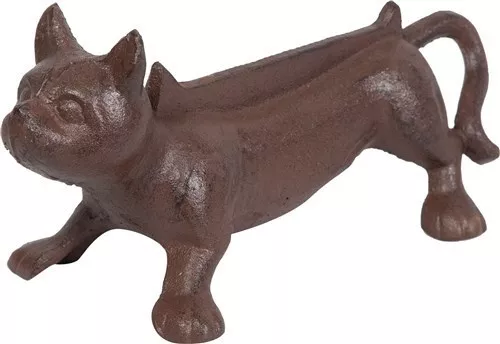 Perro Salchicha Tope Limpiador de Calzado En Hierro Fundido 30CM X 12CM