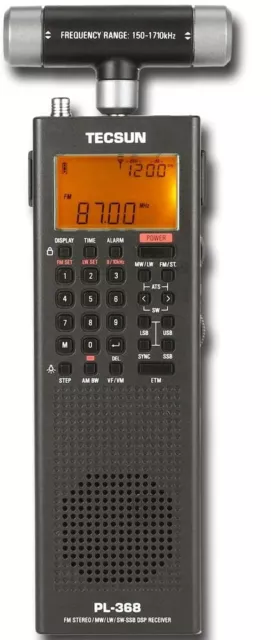 TECSUN PL-368 FV3684  Ricevitore portatile SSB /FM/AM DSP ETM ATS MW SW 330021
