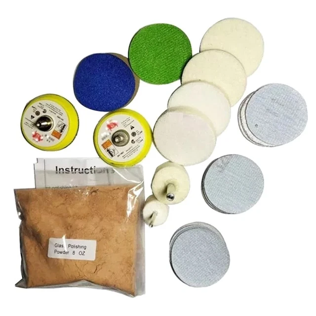 GLASS POLISHING KIT Easily Repair Windshield Scratches and Water
