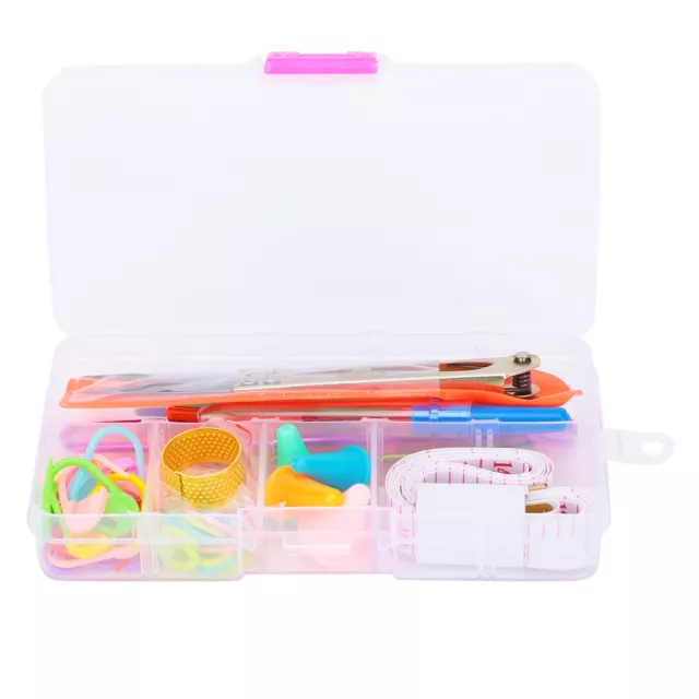 56pcs Sewing Knitting Crochet Tools Sewing Kit Supplies With Tape Measure