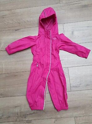 Gelert Pink Puddlesuit Snowsuit All in one Waterproof age 6-12 Months