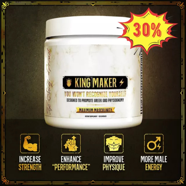 KING MAKER 120 Caps 13in1 Anabolic DietSupplement forMenMaximum=Masculinity £8.45 PicClick UK