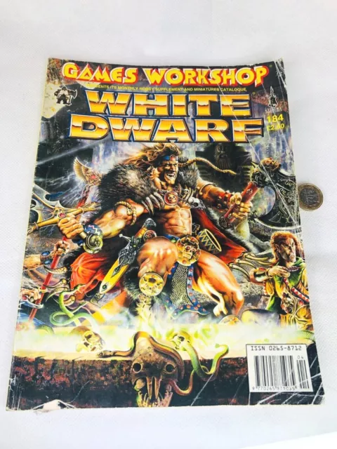 WHITE DWARF ISSUE 184 Magazine Games Workshop Warhammer Quest 40K