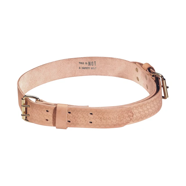 Klein Tools 5420XL Ironworker's Heavy-Duty Leather Tie-Wire Belt, Extra Large