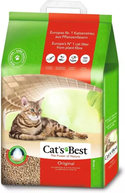 Cats Best 29734 - Lettiera per Gatti, 20L / 8,6Kg