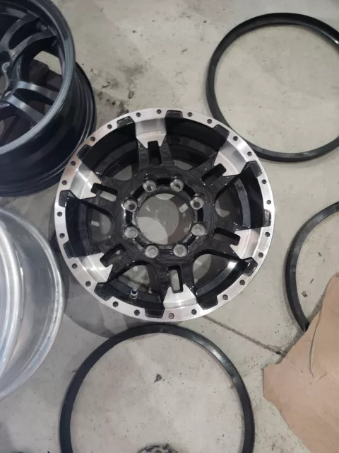 16" X 7", 8 Lug Aluminum Trailer Wheel 8-Lug On 6.5 Inches