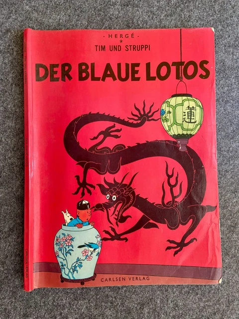 Tim und Struppi • Der blaue Lotus • 5. Auflage 1979 • Carlsen