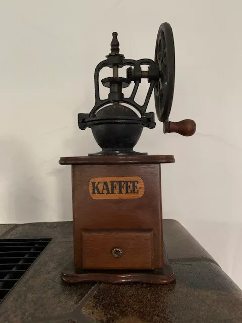 Kaffeemühle Nostalgie Hand Mühle Handmühle Antik Retro Gusseisen Kegel Mahlwerk