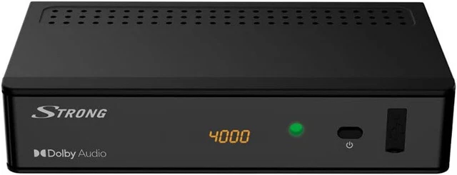 Strong SRT8215 Décodeur TNT Full HD -DVB-T2 - Compatible HEVC265 - HDMI, Péritel, USB