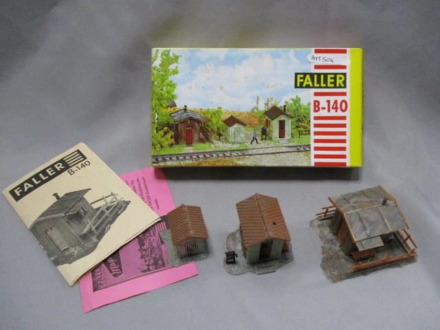 Modélisme - FALLER - 3 baraquements de cantonnier - Modélisme Modélisme - FALLER - 3 baraquements de cantonnier - Modélisme