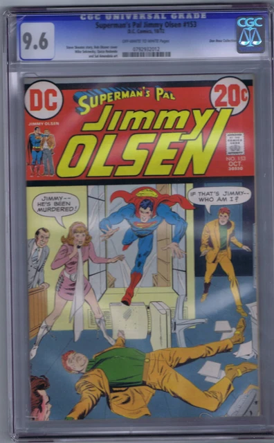 Superman's Pal Jimmy Olsen #153 DC Pub 1972 CGC 9.6 (NEAR MINT +) Don Rosa Copy
