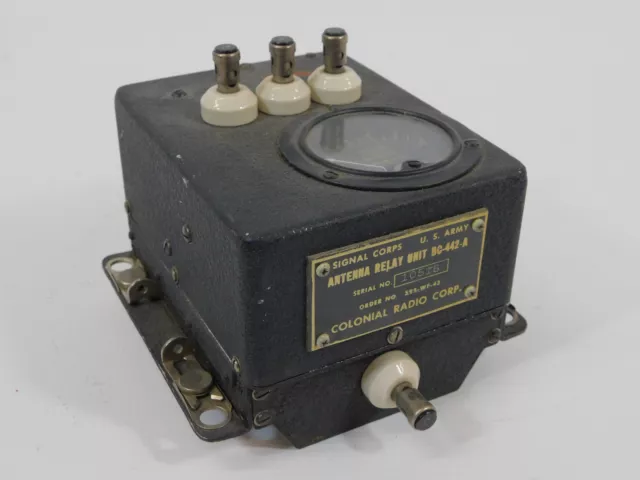 Colonial BC-442-A Vintage Military Radio Antenna Relay Unit (untested)
