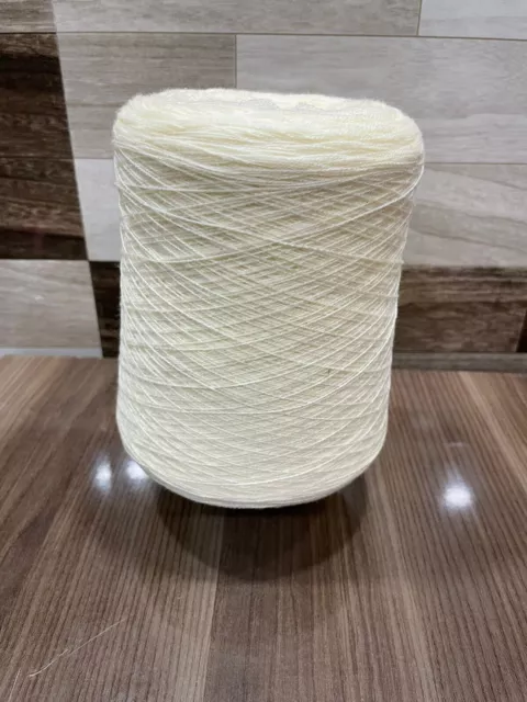 Falak Embroidery Thread type Wool  (Cream White) Free Shipping