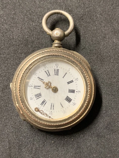 Montre Gousset Ancienne Albion Mécanique Vintage - Pendentif Unisexe