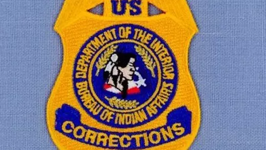 BIA DOC CORRECTIONS WASHINGTON DC Indian Tribal Police Shoulder Patch