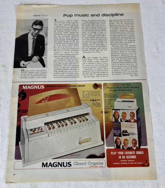1960s magnus on sale electric chord organ