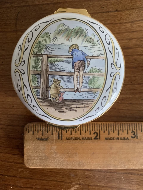 Crummles Not Halcyon Days Winnie The Pooh Christopher Robin Enamel Box Crummles Not Halcyon Days Winnie The Pooh Christopher Robin Enamel Box