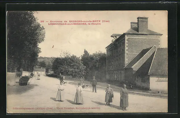 CPA Laneuville-sur-Ressons, Le Moulin