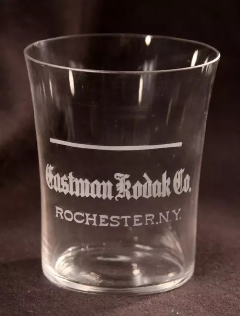 Early EASTMAN KODAK CO. Glass Chemical Beaker Antique Photography