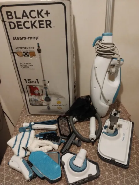 BLACK+DECKER FSMH1321 Steam Mop Lavapavimenti a Vapore - Blu