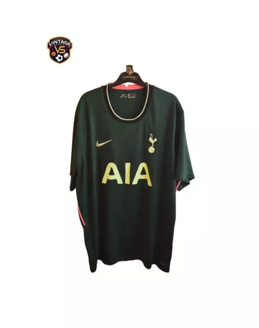 Tottenham Hotspur Fußball-Auswärtstrikot 2020–2021 (XXL). Nike Spurs grünes...