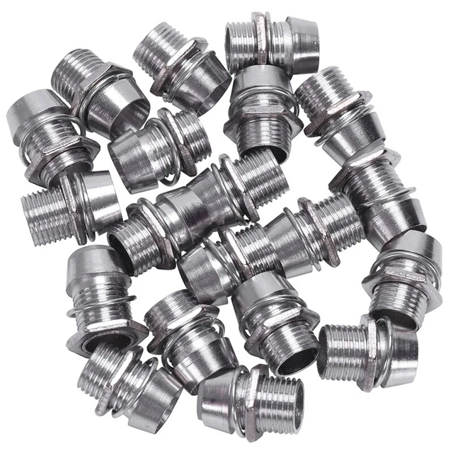20 Pcs Copper 5mm Light Emitting Diode LED Holder Mount Panel Display Q8D4D4