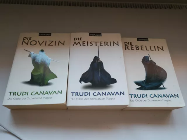 Die Gilde der Schwarzen Magier - Trilogie von Trudi Canavan Konvolut Sammlung