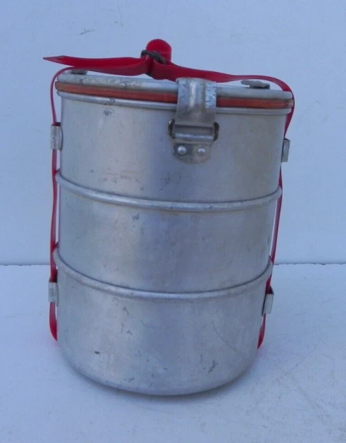 Cantine Gamelle Aluminium – Vintage – Années 1950 – Fabrication Française