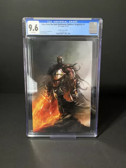 Tales From The DARK MULTIVERSE BATMAN KNIGHTFALL 1 CGC 9.6 Mattina Virgin Cover