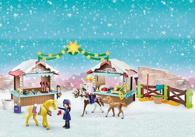 PLAYMOBIL SPIRIT RIDING Free 70395 Marche de Noel à Miradero - Chevaux ...